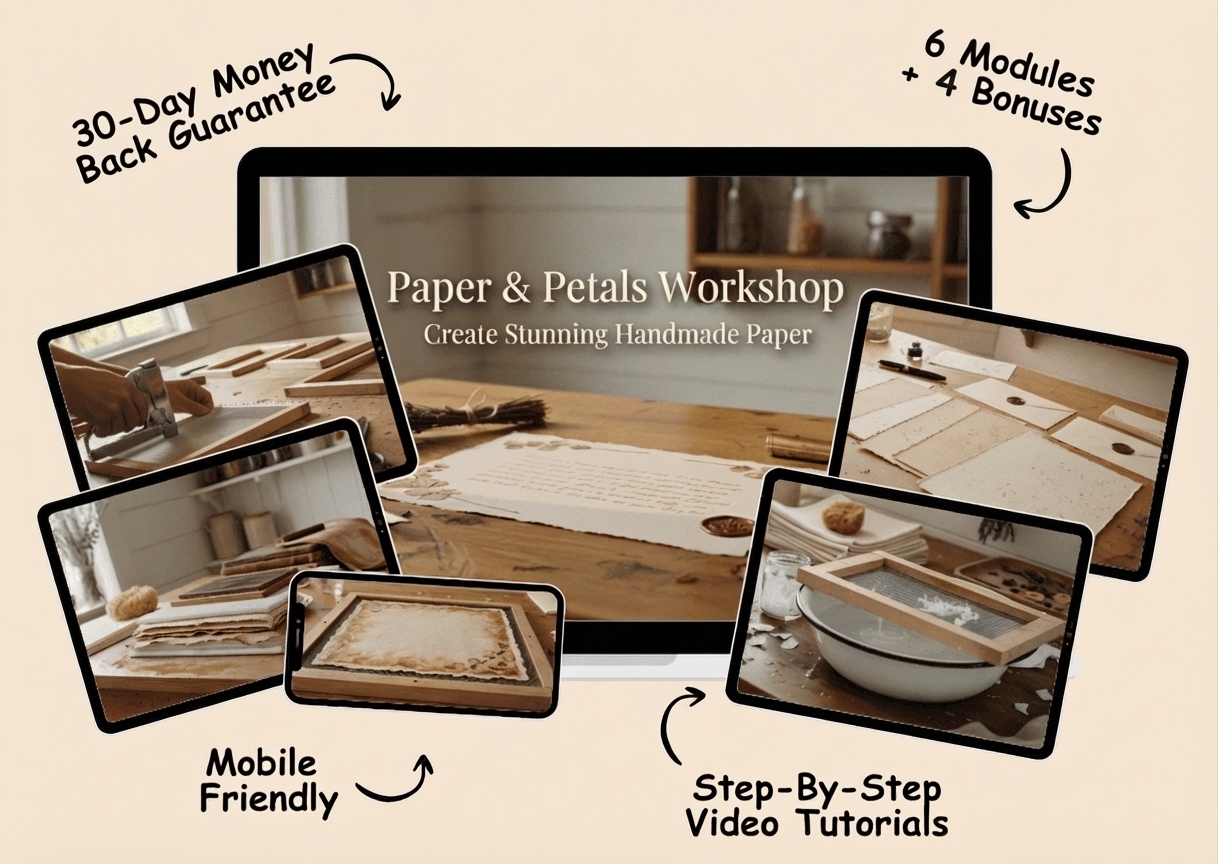The Paper & Petals Workshop course preview